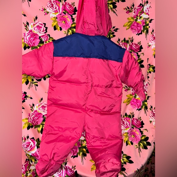 Polo Ralph Lauren vtg Y2K snow bunny snowsuit onesie real down feathers winter - Picture 4 of 5